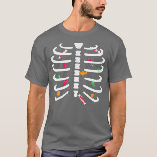 Skeleton Candy Cute Adult Kids T-Shirt