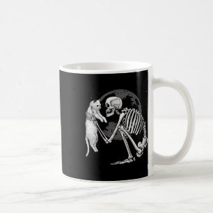 Skeleton Cat Skull Kitty Cute Ghost Halloween Men  Coffee Mug
