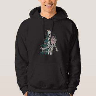 skeleton christmas tree hoodie