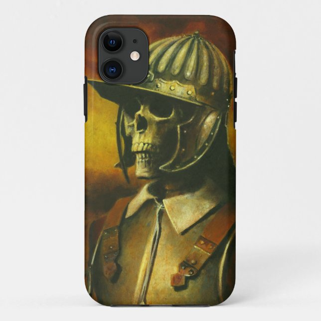 Skeleton Civil War Roundhead iPhone 5 Case-Mate Case-Mate iPhone Case (Back)