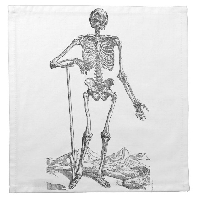 Skeleton Cloth Napkin (Front)