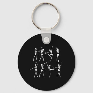 Skeleton Costume Ballerinas Ballet Dance Cute Hall Keychain