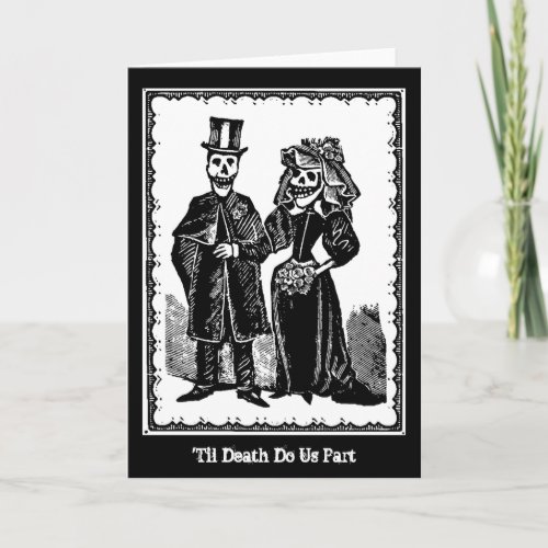 Skeleton Couple _ Card Customize