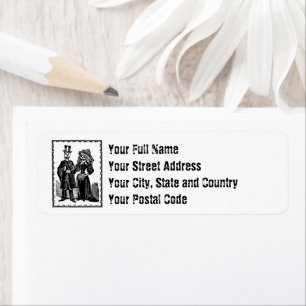 Skeleton Couple - Label