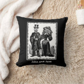 Skeleton Couple - Pillow #2 (Customize) (Blanket)