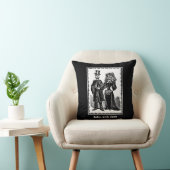Skeleton Couple - Pillow #2 (Customize) (Chair)