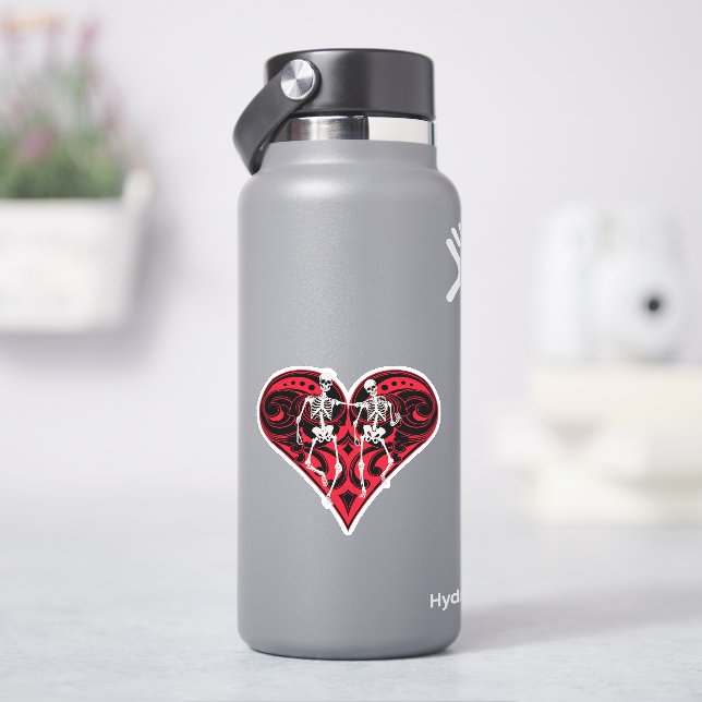 Skeleton Couple Sticker (HydroFlask)