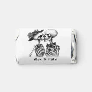 Skeleton Couple Wedding Favor Chocolate Miniatures