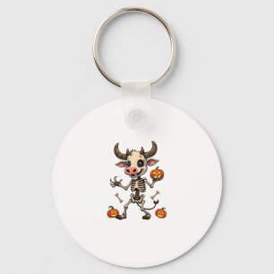 Skeleton Cow Parade Keychain