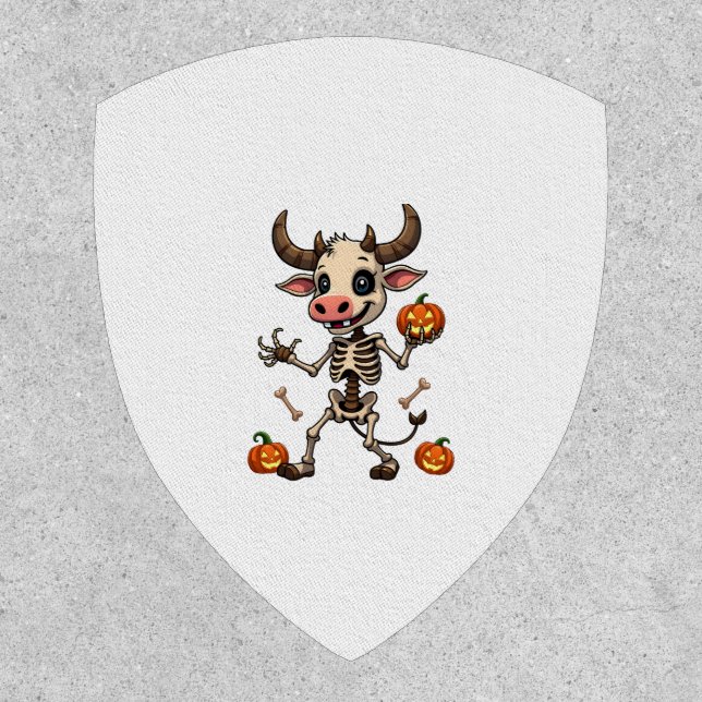Skeleton Cow Parade Patch (Front)