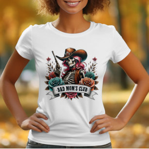 Skeleton Cowboy With Gun T-Shirt