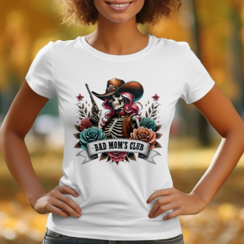 Skeleton Cowboy With Gun T_Shirt