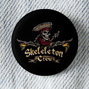 Skeleton Crew Button