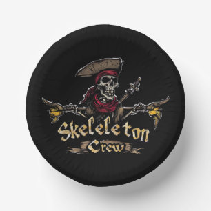 Skeleton Crew Paper Bowls