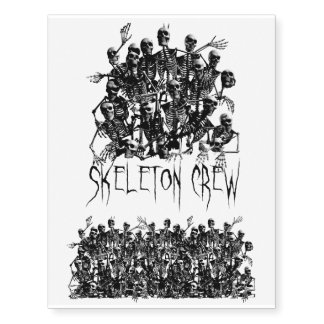Skeleton Crew Temporary Tattoos