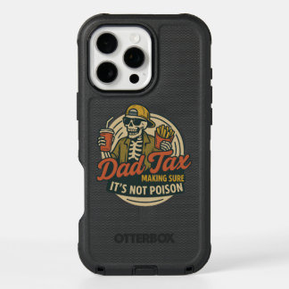 Skeleton Dad Tax Snack Inspector iPhone 16 Pro Max Case