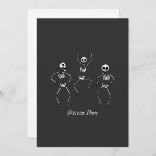 Skeleton dance invitation