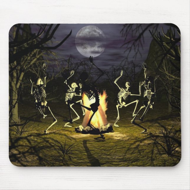 Skeleton Dance Mouse Pad (Front)