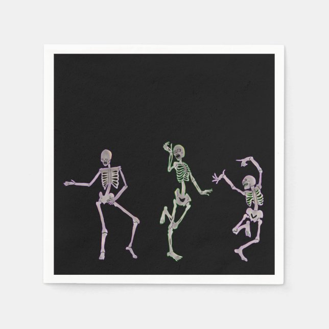Skeleton Dance  Napkins (Front)