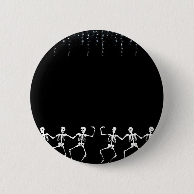 Skeleton Dance Party Button (Front)