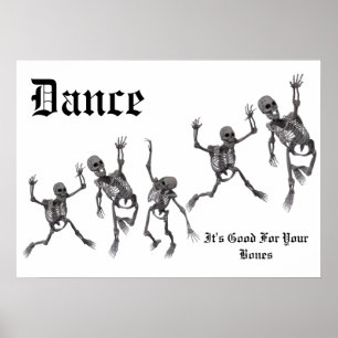 Skeleton Dance Poster