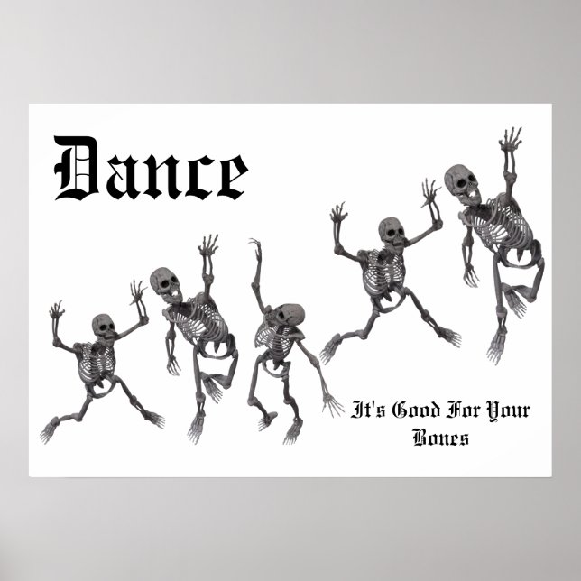 Skeleton Dance Poster (Front)