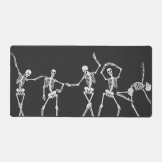 Skeleton Design Halloween Desk mat.  Mat