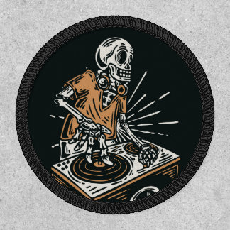 Skeleton DJ Patch