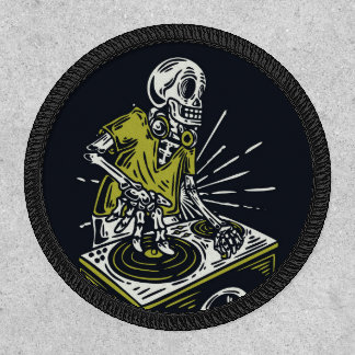 Skeleton DJ Patch
