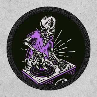 Skeleton DJ Patch