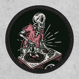 Skeleton DJ Patch