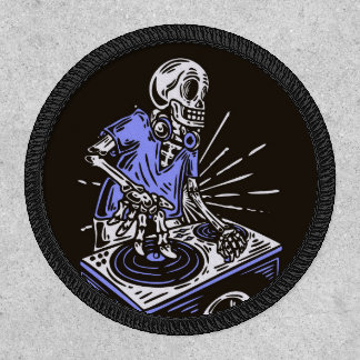 Skeleton DJ Patch