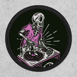 Skeleton DJ Patch