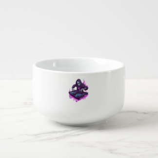 Skeleton DJ Soup Mug