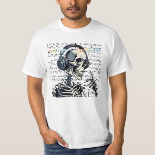 Skeleton DJ T_Shirt
