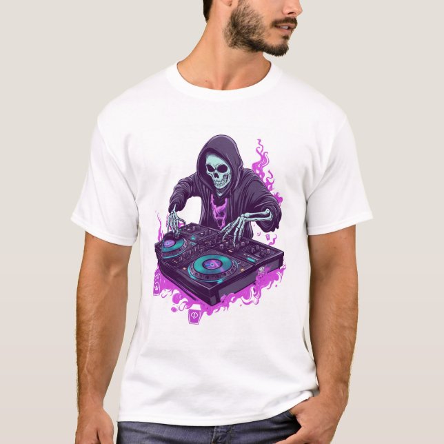  Skeleton DJ T-Shirt (Front)