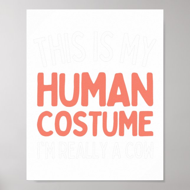 Skeleton Drabbing Dance Halloween  Poster (Front)