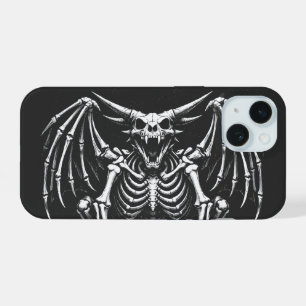 Skeleton Dragon by BurnsInHell iPhone 15 Case