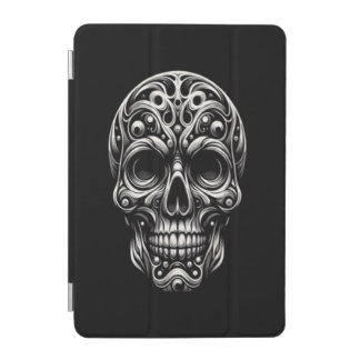 Skeleton face image iPad Case