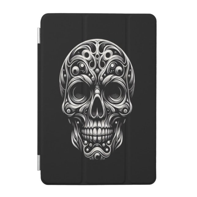 Skeleton face image iPad Case (Front)