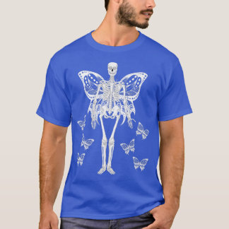 Skeleton Fairy Esthetic Grunge Goth Gothic Fairy T-Shirt