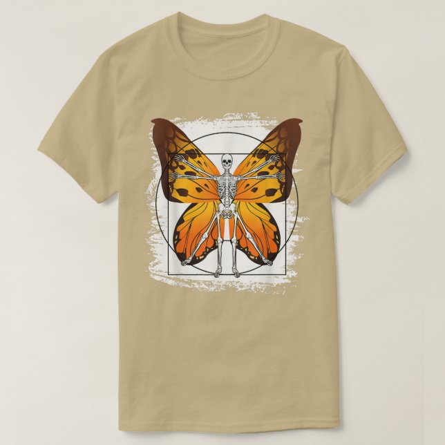 Skeleton Fairy Fantasy Grunge Esthetic Goth Gothi T-Shirt (Design Front)