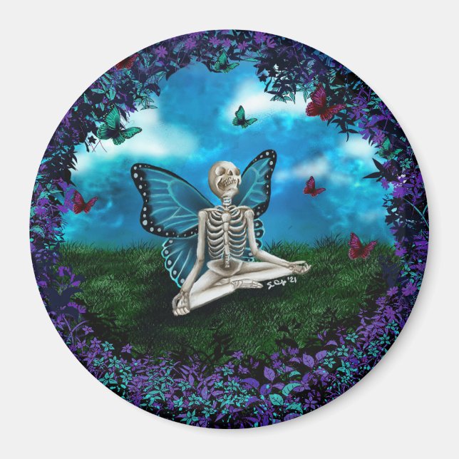 Skeleton Fairy Magnet (Front)