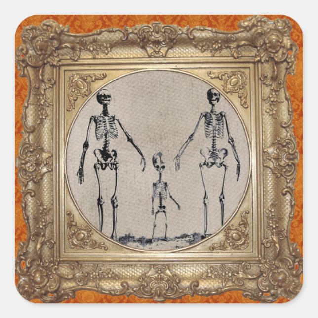 Skeleton Family Sticker (Front)