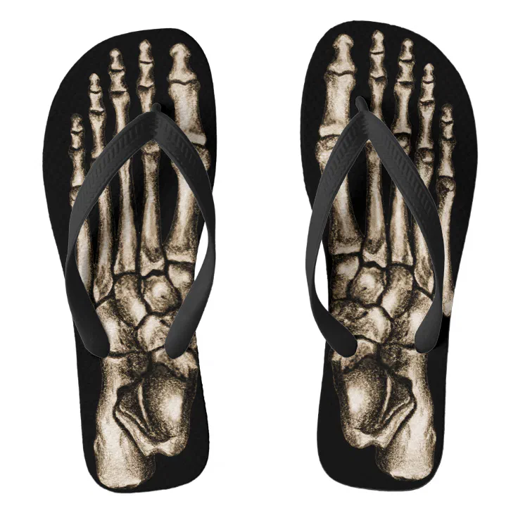 Bone Colored Skeleton Feet for Adults 