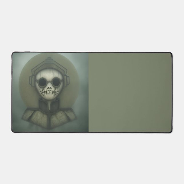 Skeleton fog DESK MAT (Front)