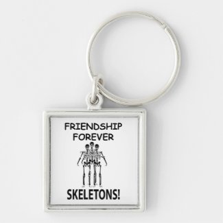 Skeleton Friendship Forever Funny Skeleton
