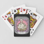 Skeleton Gambler poker playing cards