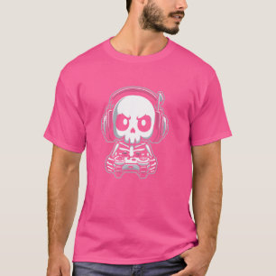 Skeleton Gamer Funny I Can't Hear You I'm Gaming B T-Shirt