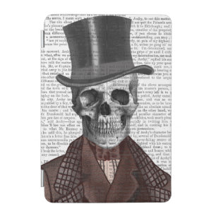 Skeleton Gentleman and Top hat iPad Mini Cover